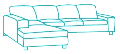 Большой 5-и местный диван